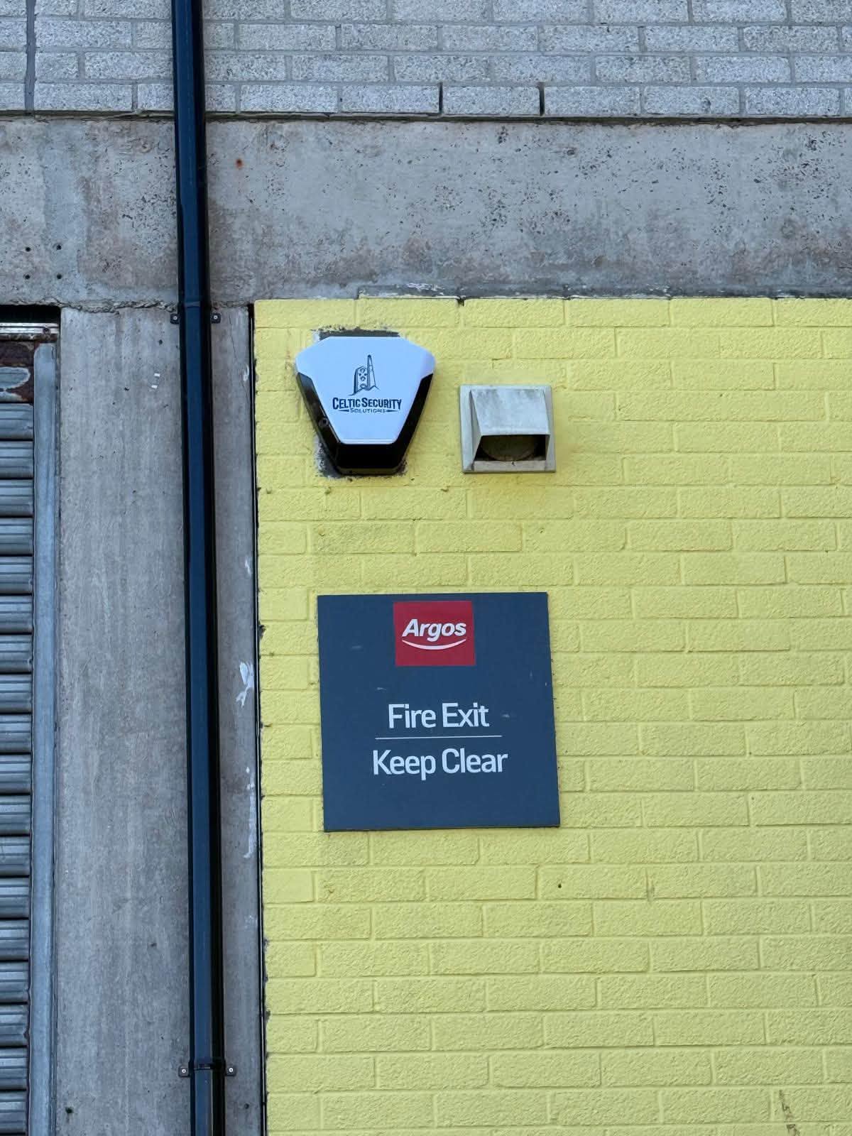Celtic Security Solutions on-site install