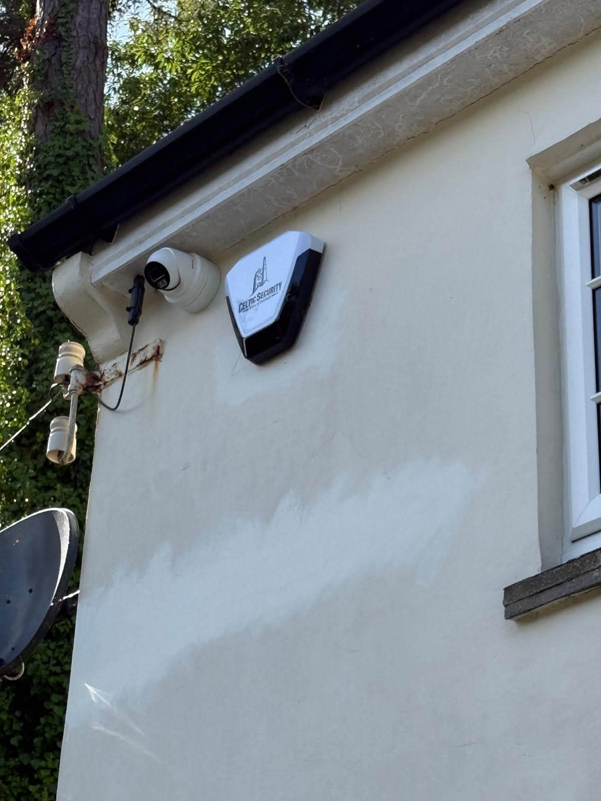 Celtic Security Solutions on-site install