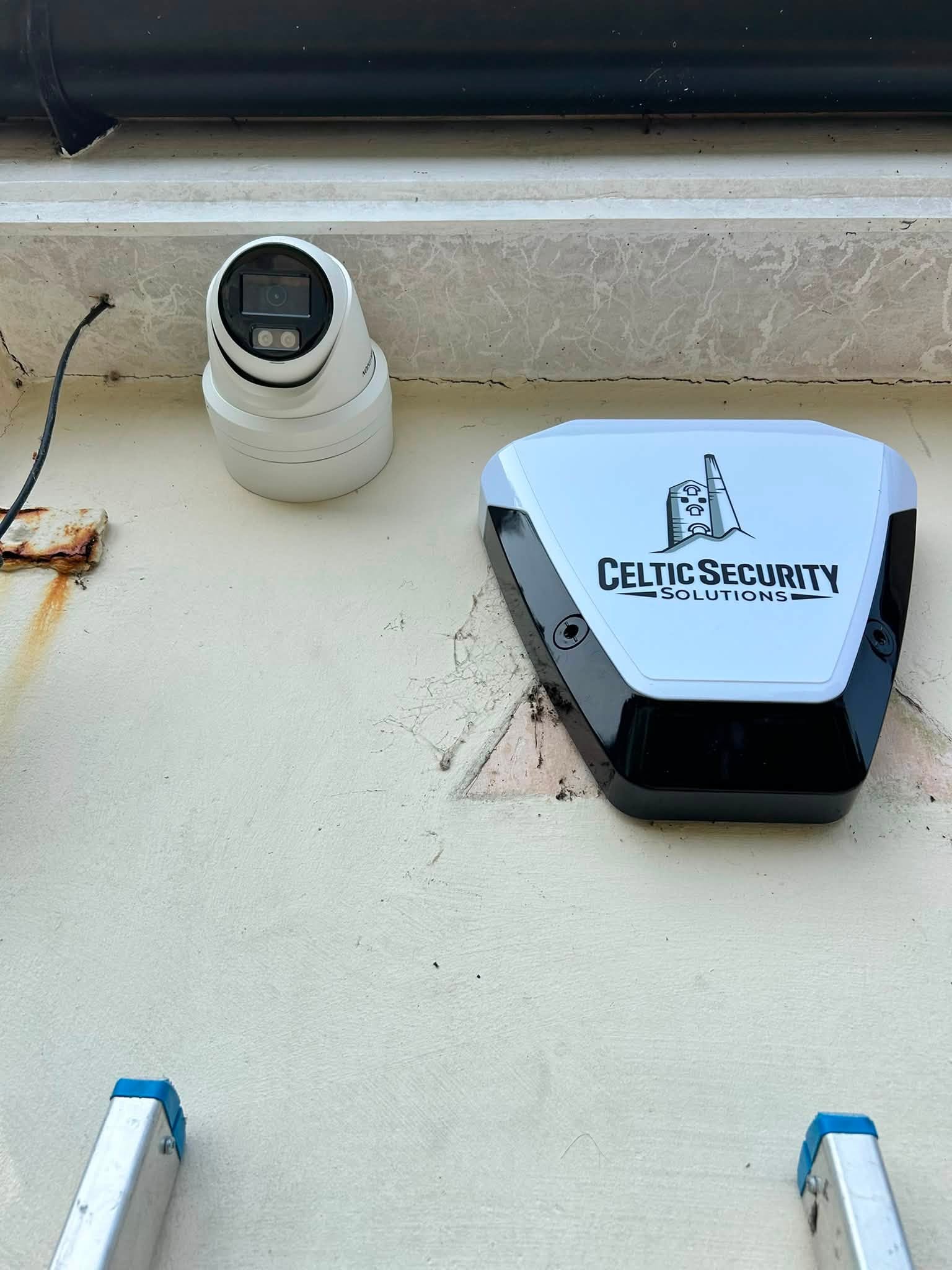 Celtic Security Solutions CCTV and alarm install