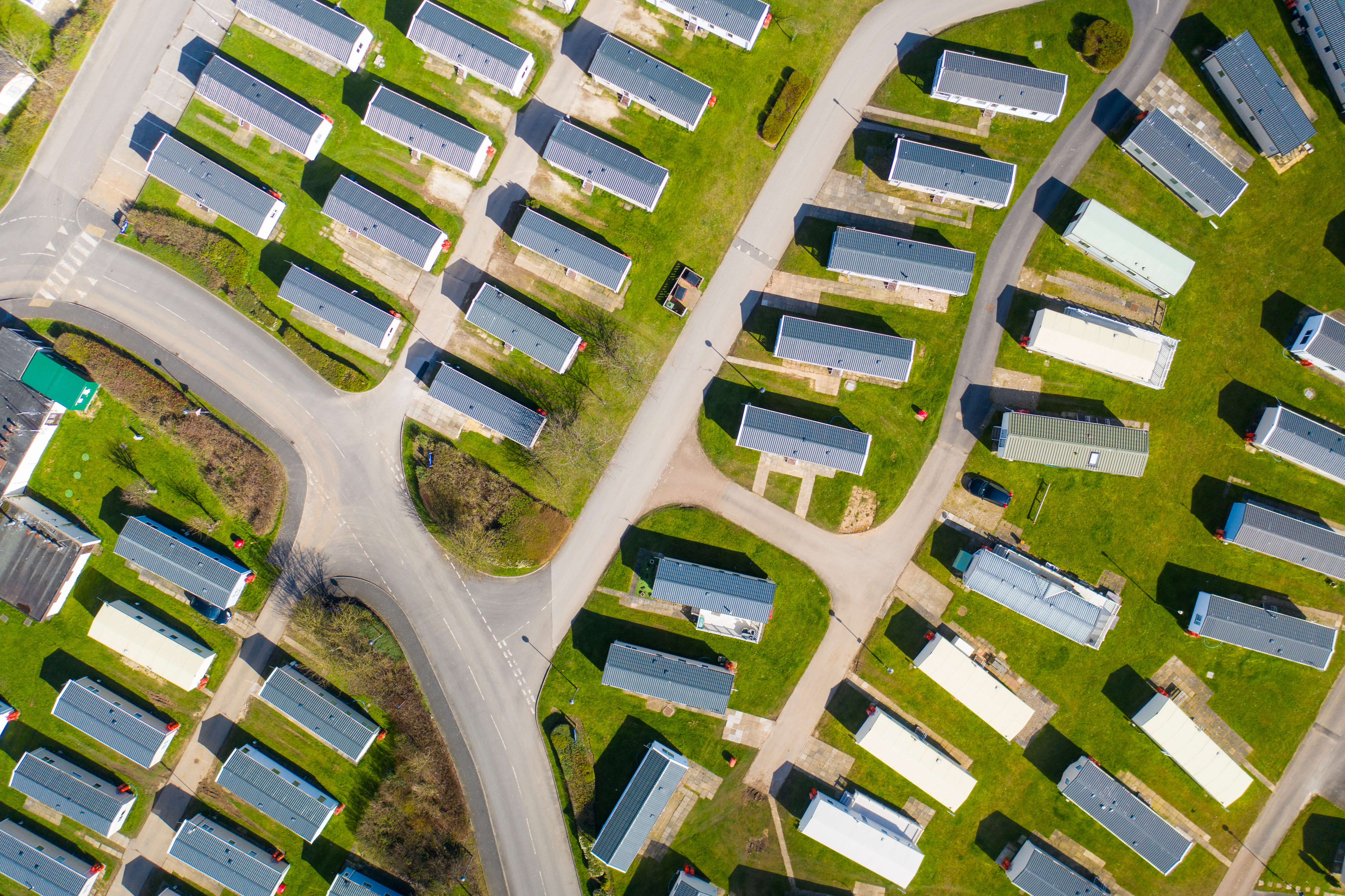 Cornish holiday park of static caravans covered by fire detection and access control